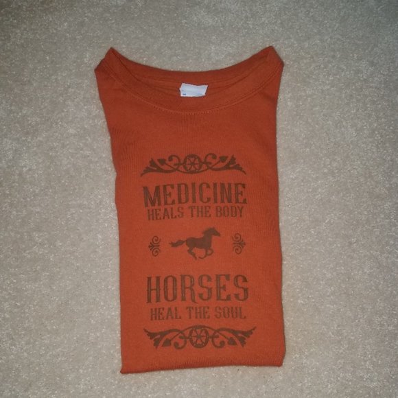 Port & Company Tee Shirt - Equine Motif - Picture 7 of 7